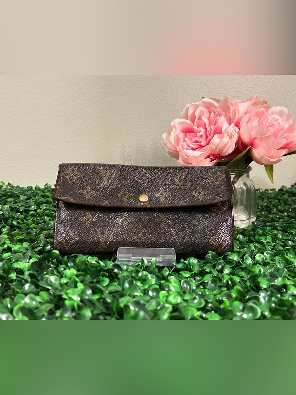 Louis Vuitton Monogram Porte Trésor International Wallet on Chain WOC SD0031